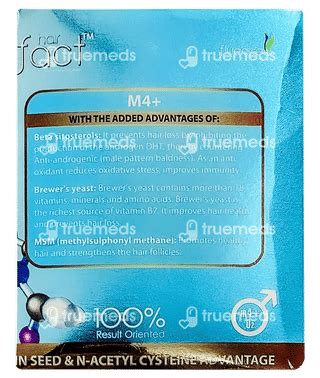 Hair Fact M4 O2 Male Kit 1 - Uses, Side Effects, Dosage, Price | Truemeds