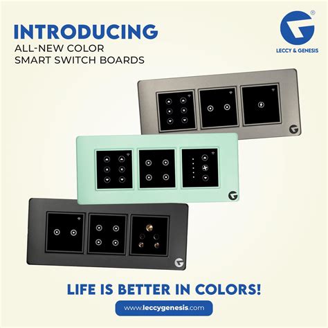 Biggest Smart Switch Board Brand In India – Leccy and Genesis