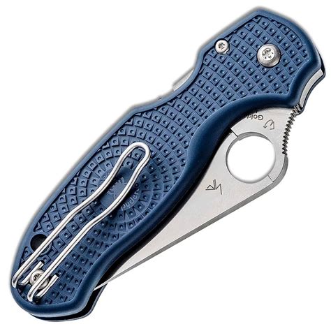 Spyderco Para 3 Lightweight Compression Lock Cobalt Blue FRN Handles ...