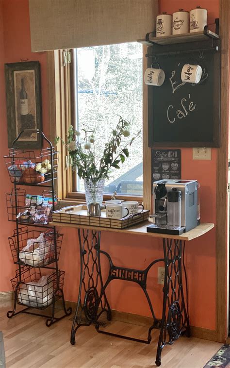 Coffee Machine Table Design