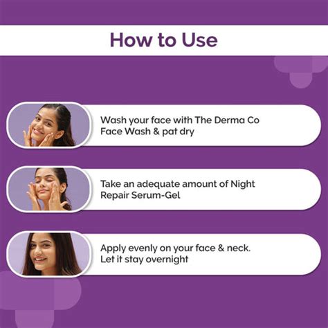 Night Cream with Kojic & Arbutin – Repair Face Serum-Gel – The Derma Co