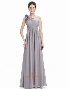 Gallery Grey Bridesmaid Dresses by Grey Chiffon One Shoulder Flower Bridesmaid Gallery Grey Bridesmaid Dresses