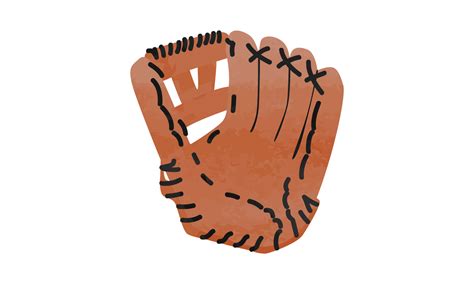 Baseball glove clipart. Baseball glove vector design. Simple baseball ...