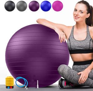 Leosportz Anti Burst (65cm) Aerobic Yoga Gym Ball Gym Ball Price in ...