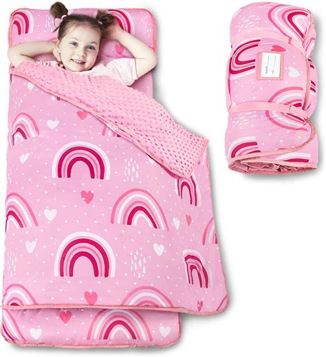 Amazon.com: Beavtaens Nap Mat, Toddler Nap Mat with Removable Cover, 55 ...