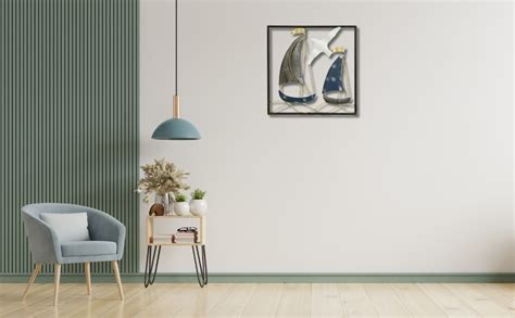 vedas Multicolour Metal Square Wall Frame Wall Decor Hanging Mounted ...