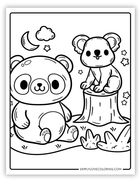 Cute Panda Bear Coloring Pages (Free PDF Printables) - Simply Love Coloring