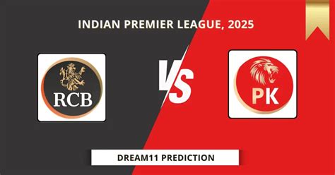 RCB vs PBKS Dream11 Prediction Match 34 Fantasy Tips, C/Vc Pick 2025