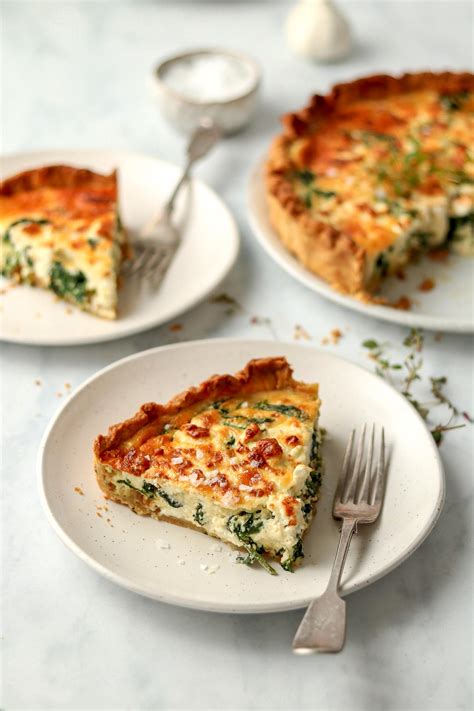 Spinach and Feta Quiche - The Last Food Blog
