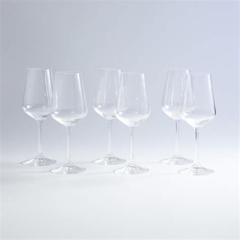 Buy BOHEMIA CRYSTAL Sandra Round Wine Glass-Set Of 6 Pcs. from Bohemia ...