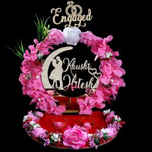 THE BRIDE MADE he Bride Made Personalized Engagement Ring Platter ...