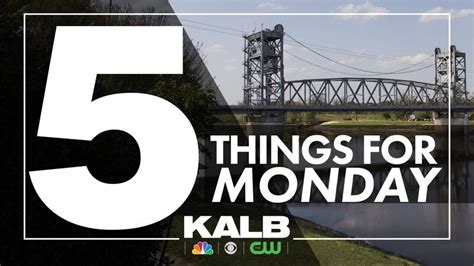 5 Things for Monday