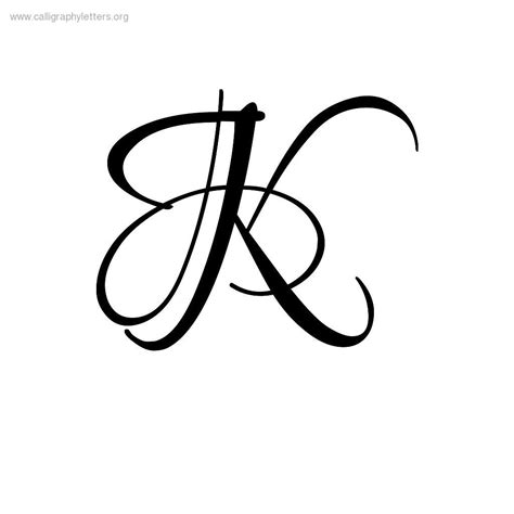 Fancy Cursive Letter K | Letters Example | Lettering styles, Letter k ...