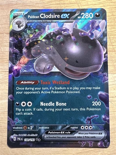 Paldean Clodsire ex - 130/193 - Ultra Rare - Paldea Evolved - Mint ...