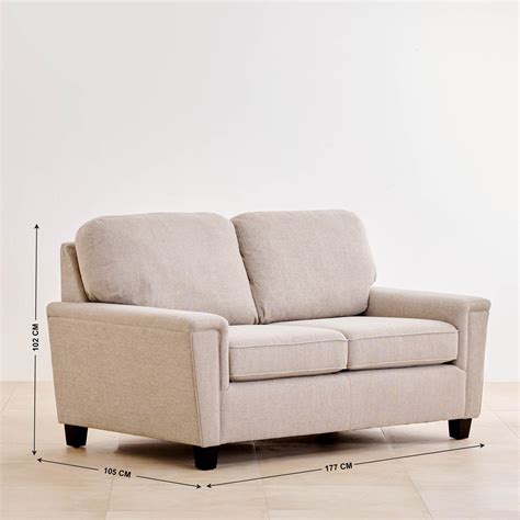 Buy Helios Carlos Fabric 3+2 Seater Sofa Set - Beige from Helios by ...