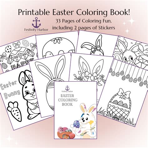 Easter Coloring Book - Festivity Harbor