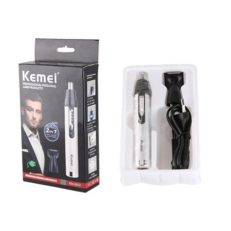 Electric Painless Facial Ear and Nose Hair Trimmer Dual Edge Blades fo ...