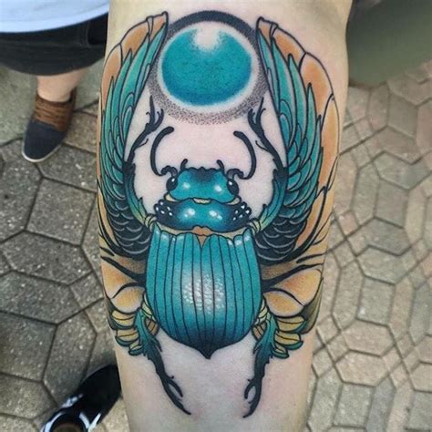 Scarab Beetle Tattoo