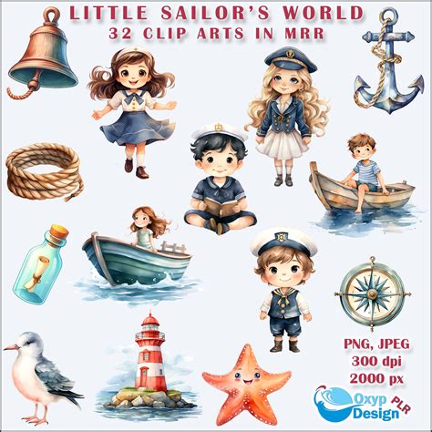 Little Sailors World Clip Arts in MRR