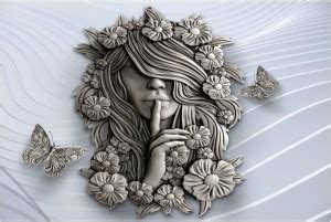 PRIME HOME DECOR 71 cm 3d STL models for CNC router Face Self Adhesive ...