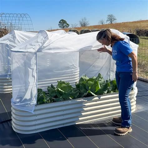 Raised Garden Bed Cover System Net or PE Kit VEGEGA