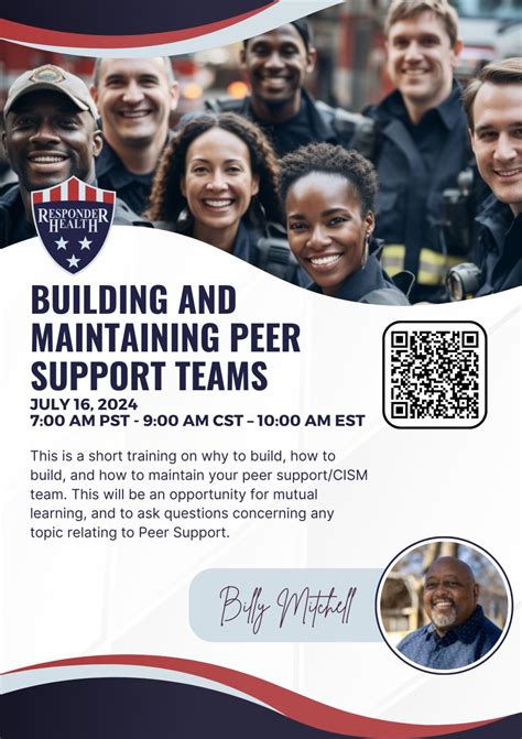 Peer Support Team training! Join Responder Health and William Mitchell ...