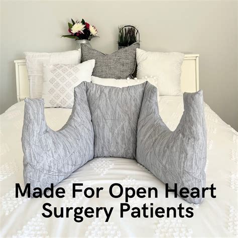 Open Heart Surgery Pillow Wrap Around Cardiac Pillow Heart Patient Gift Bypass Surgery Gift CABG ...