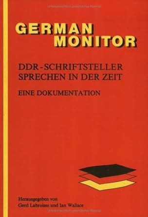 Buy Ddr-schriftsteller Sprechen in Der Zeit: Eine Dokumentation (German ...