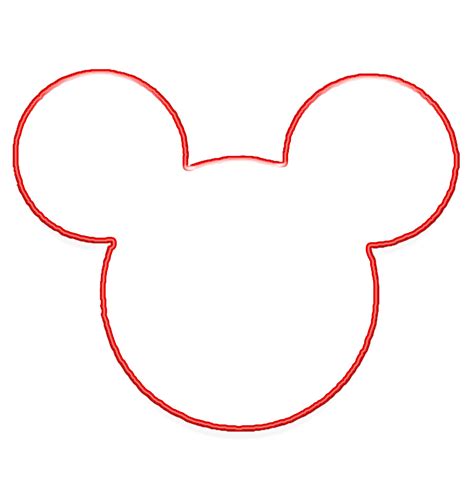 Outline Of Mickey Mouse | Free download on ClipArtMag