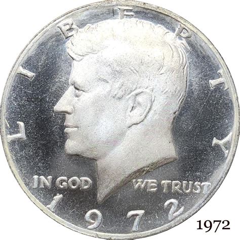 US 1972 Liberty 1/2 Kennedy Half Dollar Copy Coin