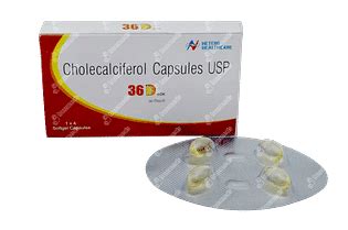36 D 60000 Iu Capsule 4 - Uses, Side Effects, Dosage, Price | Truemeds