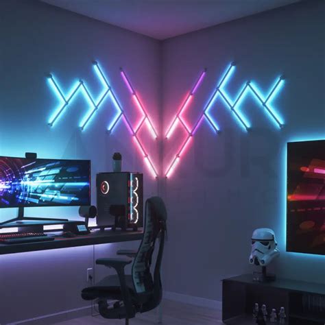 NANOLEAF LINES 60 DEGREES (STARTER KIT) FOR GAMING ROOM AND HOME ...