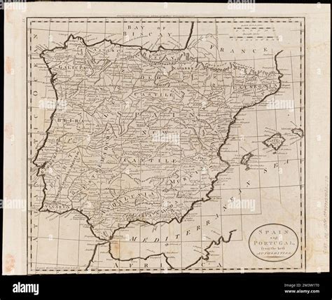 Spain and Portugal, from the best authorities , Iberian Peninsula, Maps ...