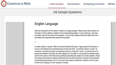 CLAT 2nd set of Sample Questions 2023 for PG and UG to be released on ...