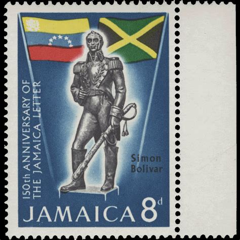 Jamaica 1966 (Variety) 8d Jamaica Letter Anniversary with inverted ...