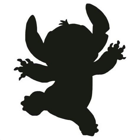 Silhouette Of Stitch