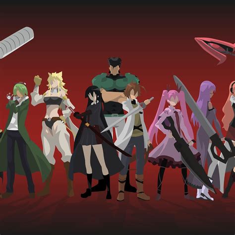 Akame Ga Kill!, Minimalism, Akame, Leone, Lubbock 4K Wallpaper