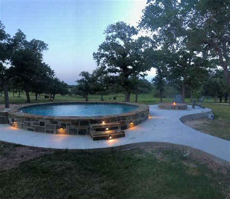 Layne Construction - Home | Water trough pool, Backyard pool, Cowboy pool