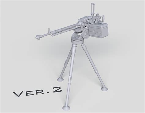 STL file 12.7 Dshk AA machine gun 🔫・3D print object to download・Cults