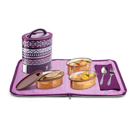 Vaya Lunch Box - Buy Tyffyn 1000 ml Wool with BagMat | Lunch Bag Online ...