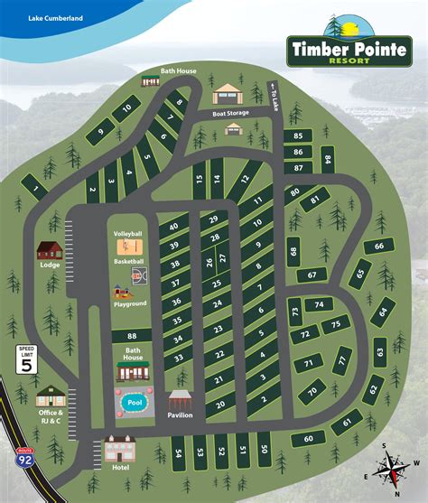 Map & Rules - Timber Pointe Resort