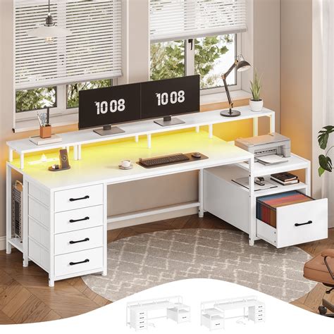Computer Desk with File Drawer 的图像结果