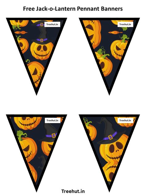 Free Jack-o-Lantern Bulletin Board Decorations and Craft Printables #282