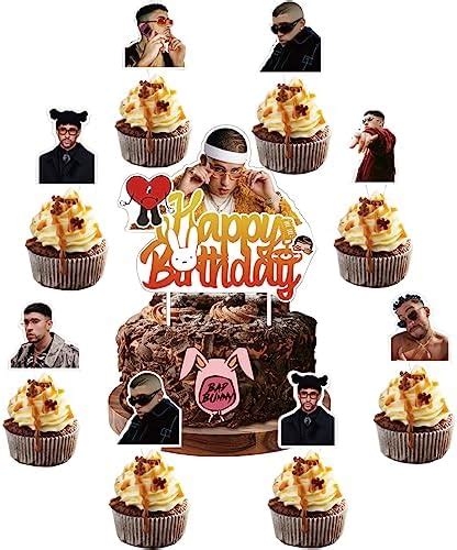 25Pcs Bad Rapper Cake Topper Cupcake Toppers, Paper Decorations Bad ...
