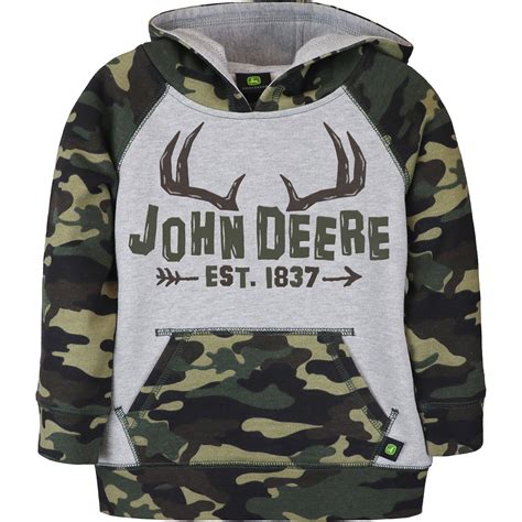 John Deere Toddler Camo Hoodie - Tuckwells