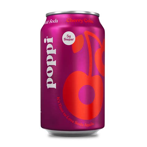 Poppi Cherry Cola Prebiotic Soda - Walmart.com
