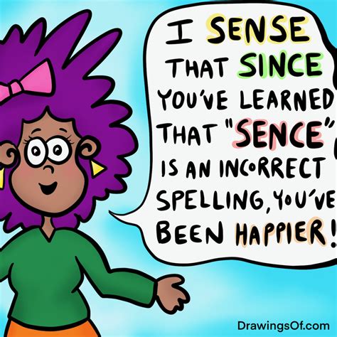Sence, Since, or Sense: What is the Spelling? - Drawings Of...