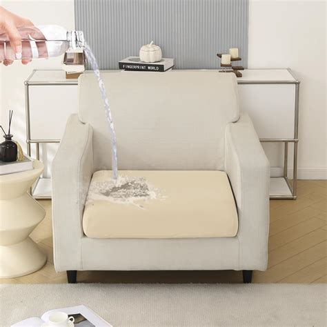 100% Waterproof Stretchable Seat Couch Cushion Cover for 1/2/3 Seater ...