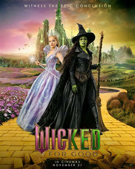 New trailer and movie poster release for Wicked: For Good