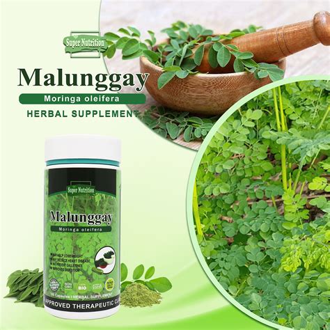 Malunggay Capsules, 500mg, 100 Capsules (new packaging | Lazada PH